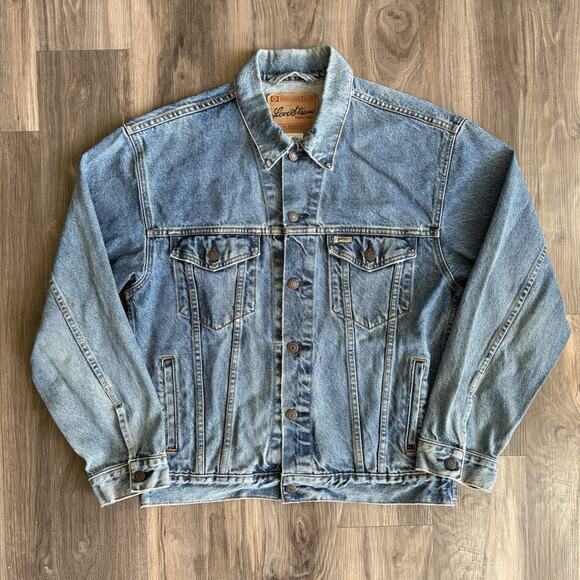 Levi's Other - Vintage Levis Jacket Size M Trucker Blue Strauss Signature 2000s Medium Wash
